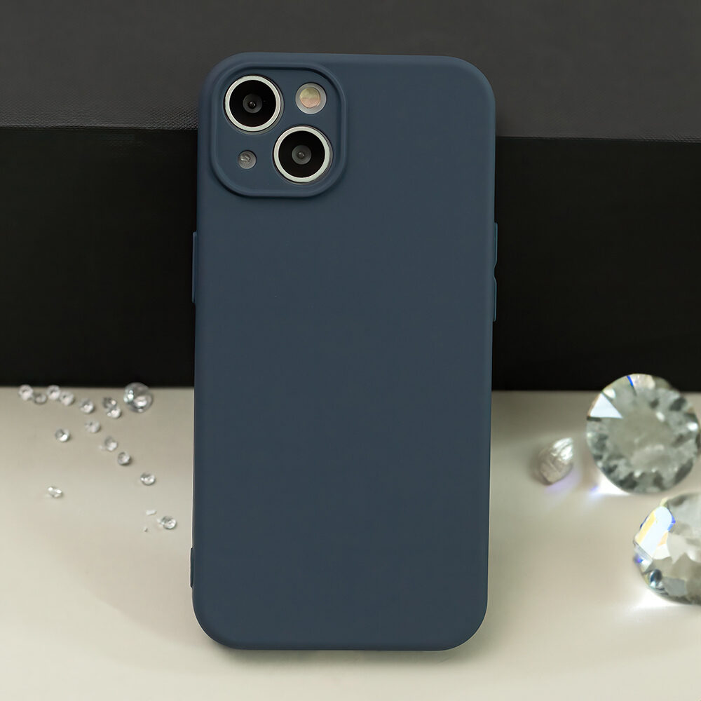 Silicon Box case for iPhone 17 Pro Max 6,9" / 18 Pro Max 6,9" dark blue - imagine 3