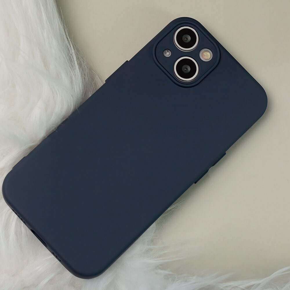 Silicon Box case for iPhone 17 Pro Max 6,9" / 18 Pro Max 6,9" dark blue - imagine 4