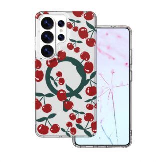 Cherry Mag case for Samsung Galaxy S26 Ultra transparent