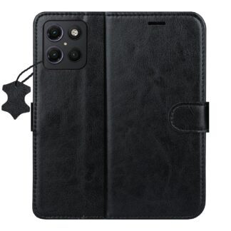 Smart Luxe leather case for Motorola Moto G15 / G15 Power / G17 / G17 Power black