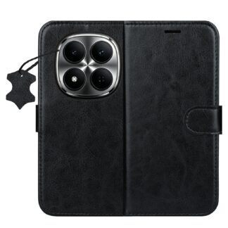 Smart Luxe leather case for Xiaomi Redmi Note 15 5G black