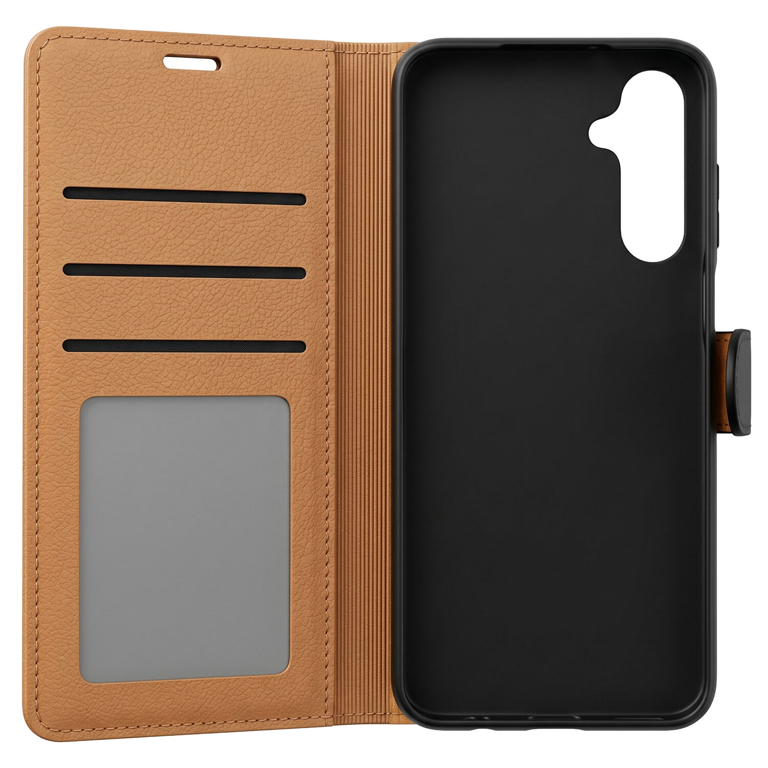 Smart Luxe leather case for Samsung Galaxy A36 5G / A37 5G black - imagine 5