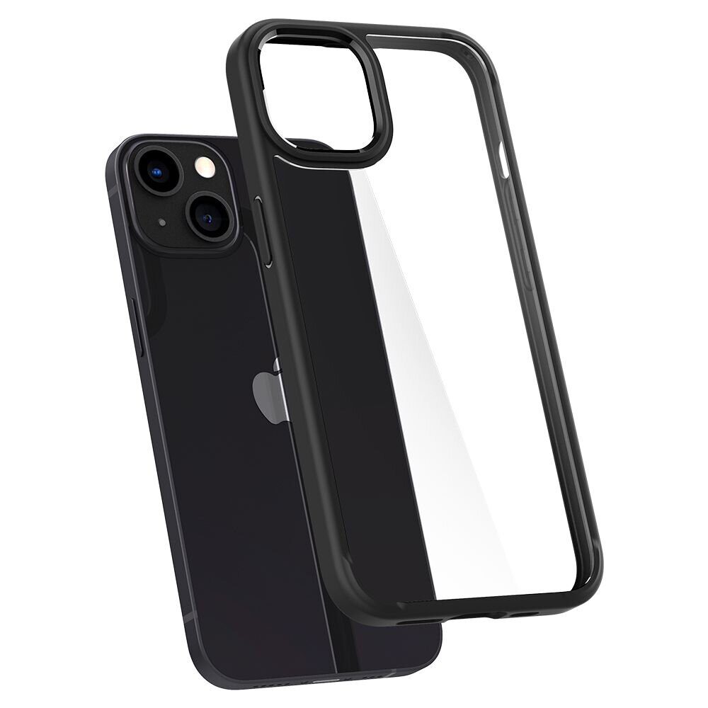 Spigen Ultra Hybrid iPhone 13 Case - Matte Black - imagine 5