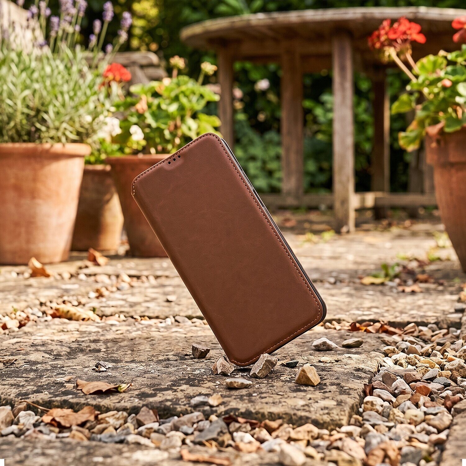 Smart Touch case for Samsung Galaxy S26 FE brown - imagine 6