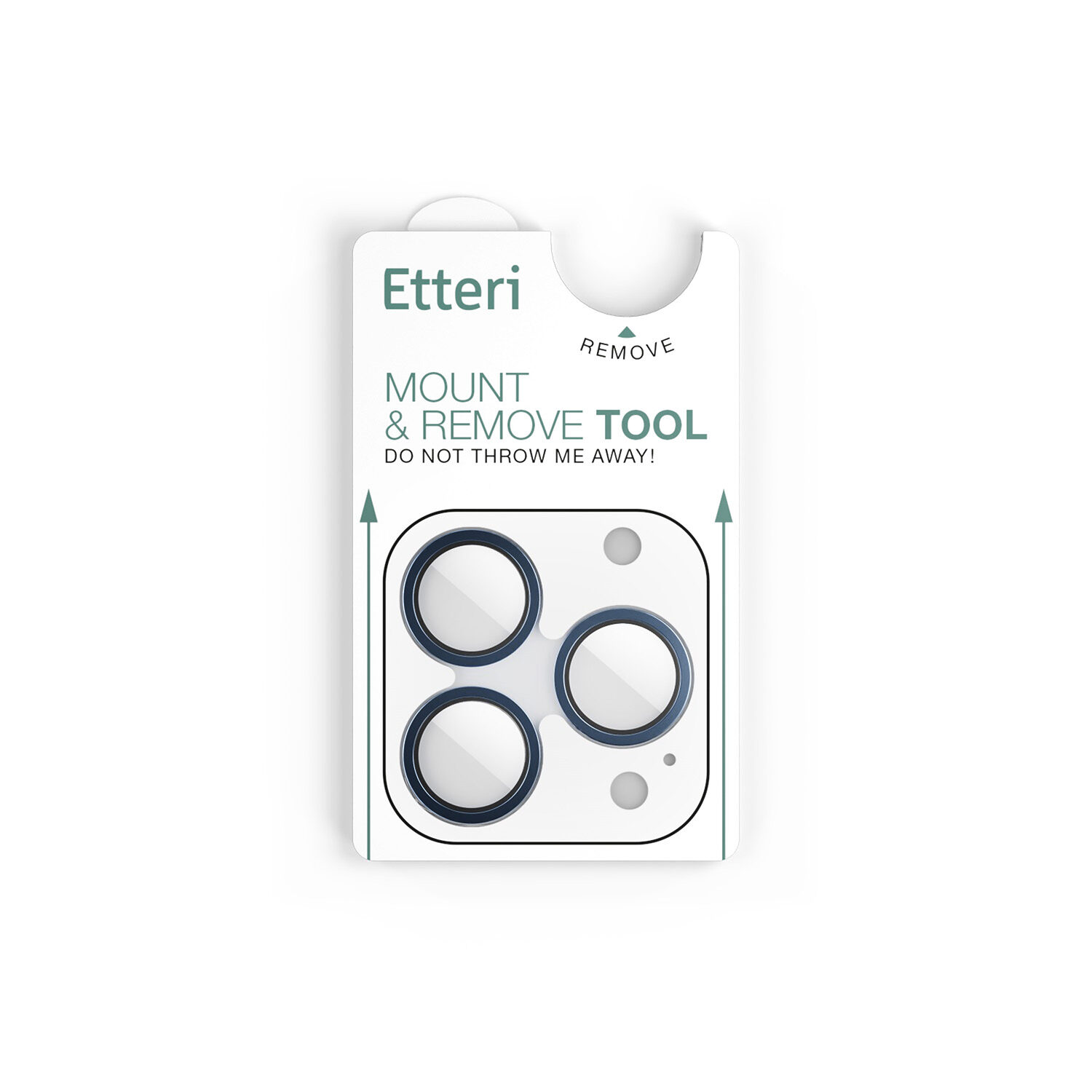 Etteri camera lens protector for iPhone 18 Pro / 18 Pro Max sky blue - imagine 5