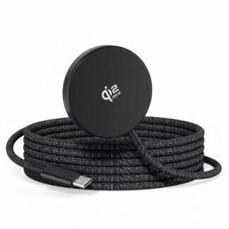 XO wireless inductive charger QI2.2 JH025 magnetic black