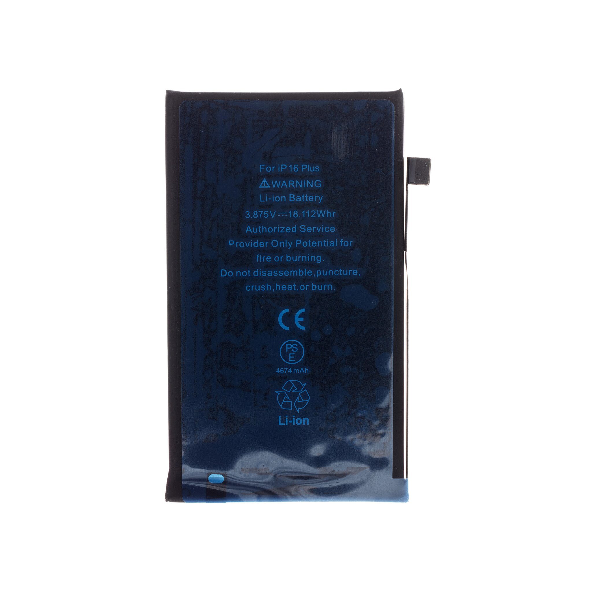 Battery for iPhone 16 Plus 4674mAh Li-Ion (Bulk)
