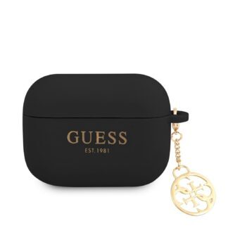 Guess 4G Charm Silicone Case for AirPods Pro Black