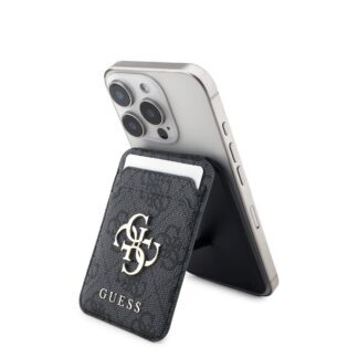 Guess 4G Metal Logo MagSafe Cardslot Stand Black