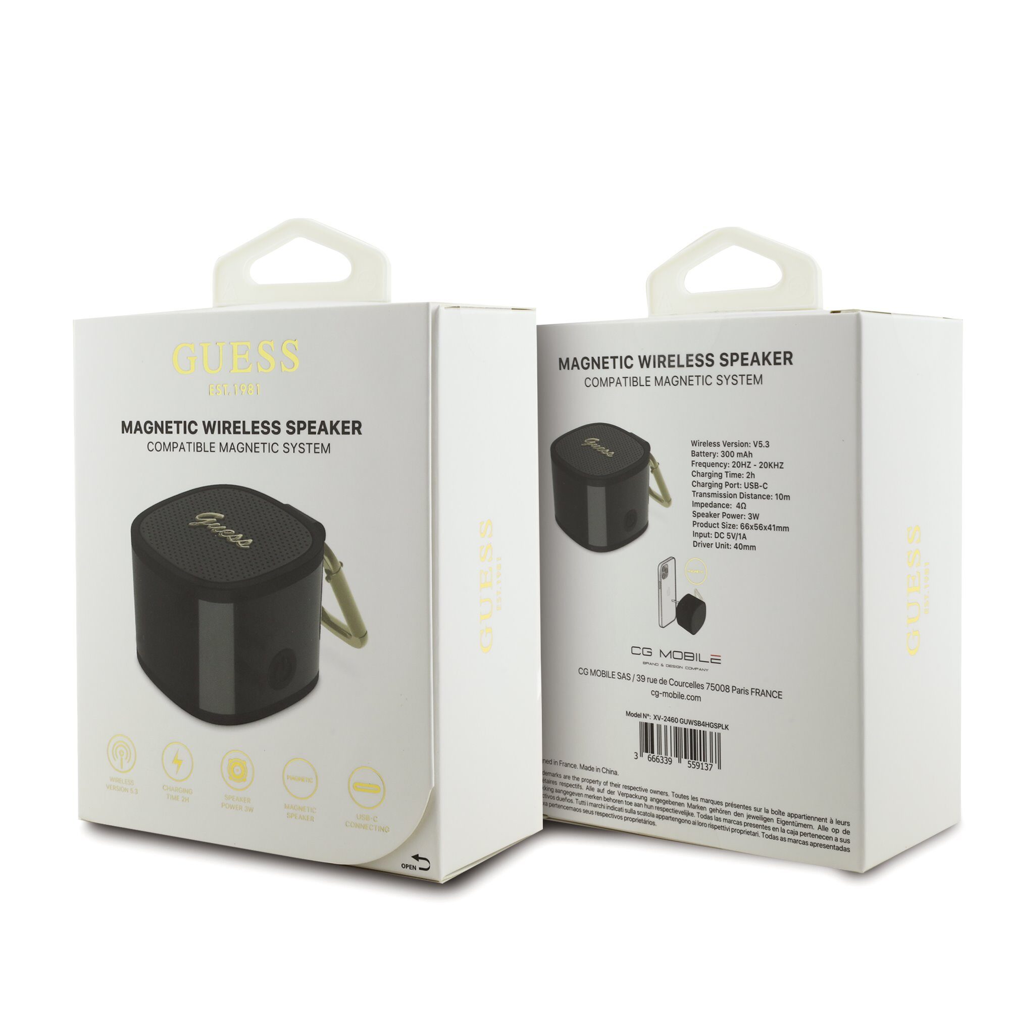 Guess MagSafe Bluetooth Speaker Black - imagine 6