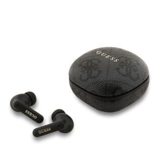 Guess PU 4G Metal Logo ENC TWS Wireless Earphones Black
