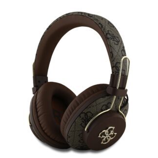 Guess PU 4G Metal Logo ENC Wireless Headphone Brown
