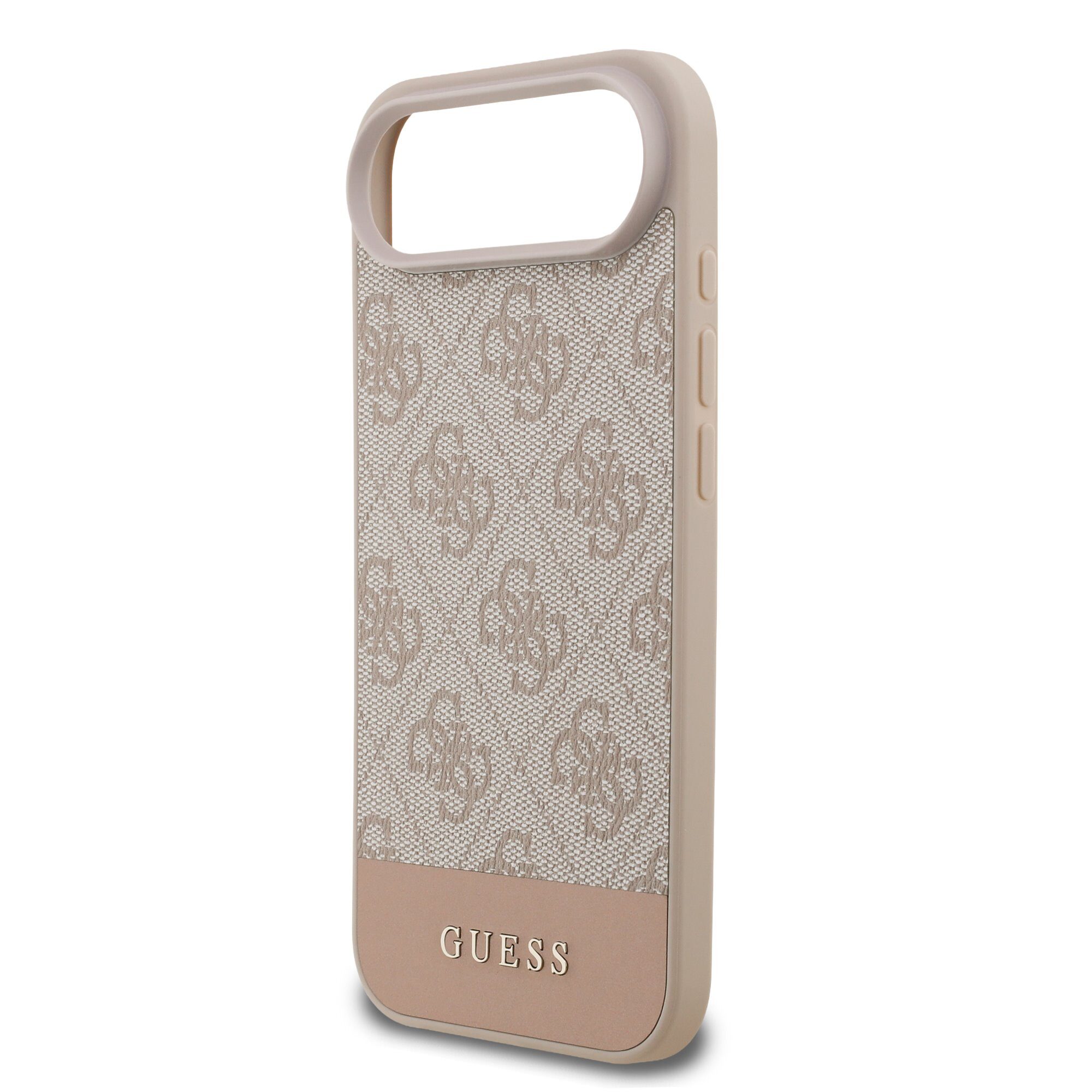 Guess PU 4G Stripe Case for iPhone Air Pink - imagine 5