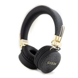 Guess PU Leather 4G Metal Logo Wireless Headphone Black