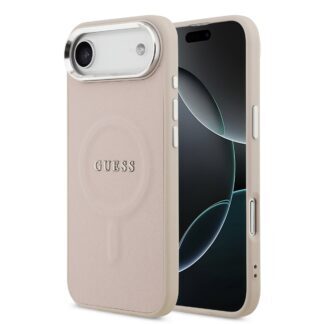 Guess PU Saffiano MagSafe Case for iPhone Air Pink