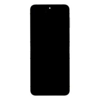 LCD display + Touch Unit + Front Cover Samsung F741 Galaxy Z Flip 6 5G Silver (Service Pack)