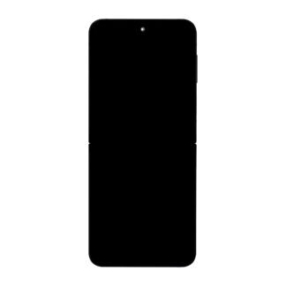 LCD display + Touch Unit + Front Cover Samsung F741 Galaxy Z Flip 6 5G Black (Service Pack)