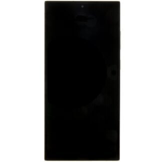 LCD display + Touch Unit + Front Cover Samsung S918 Galaxy S23 Ultra Phantom Black (Service Pack)
