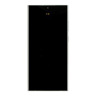 LCD display + Touch Unit + Front Cover Samsung S918 Galaxy S23 Ultra Lime/Sky Blue (Service Pack)