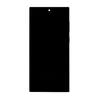 LCD display + Touch Unit + Front Cover for Samsung S908 Galaxy S22 Ultra Phantom Black