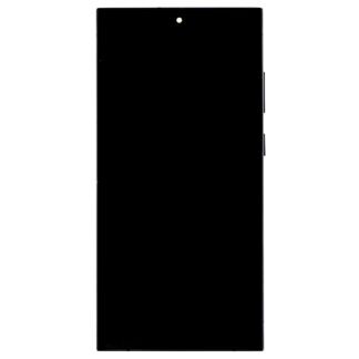 LCD display + Touch Unit + Front Cover for Samsung S918B Galaxy S23 Ultra Phantom Black