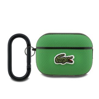 Lacoste Petit Pique Croc Logo Patch Case for AirPods Pro 2 Green