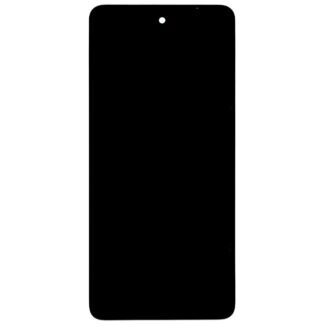 Motorola G04 LCD Display + Touch Unit + Front Cover Black (Service Pack)