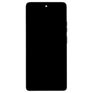Motorola G75 5G LCD Display + Touch Unit + Front Cover Grey (Service Pack)