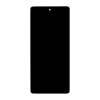 Motorola G85 LCD Display + Touch Unit + Front Cover Gray (Service Pack)