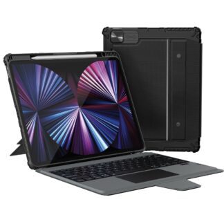 Nillkin Bumper Combo Keyboard Case (Backlit Version) for iPad Pro 12.9 2020/2021/2022/ Air 13 2024/2025 Black