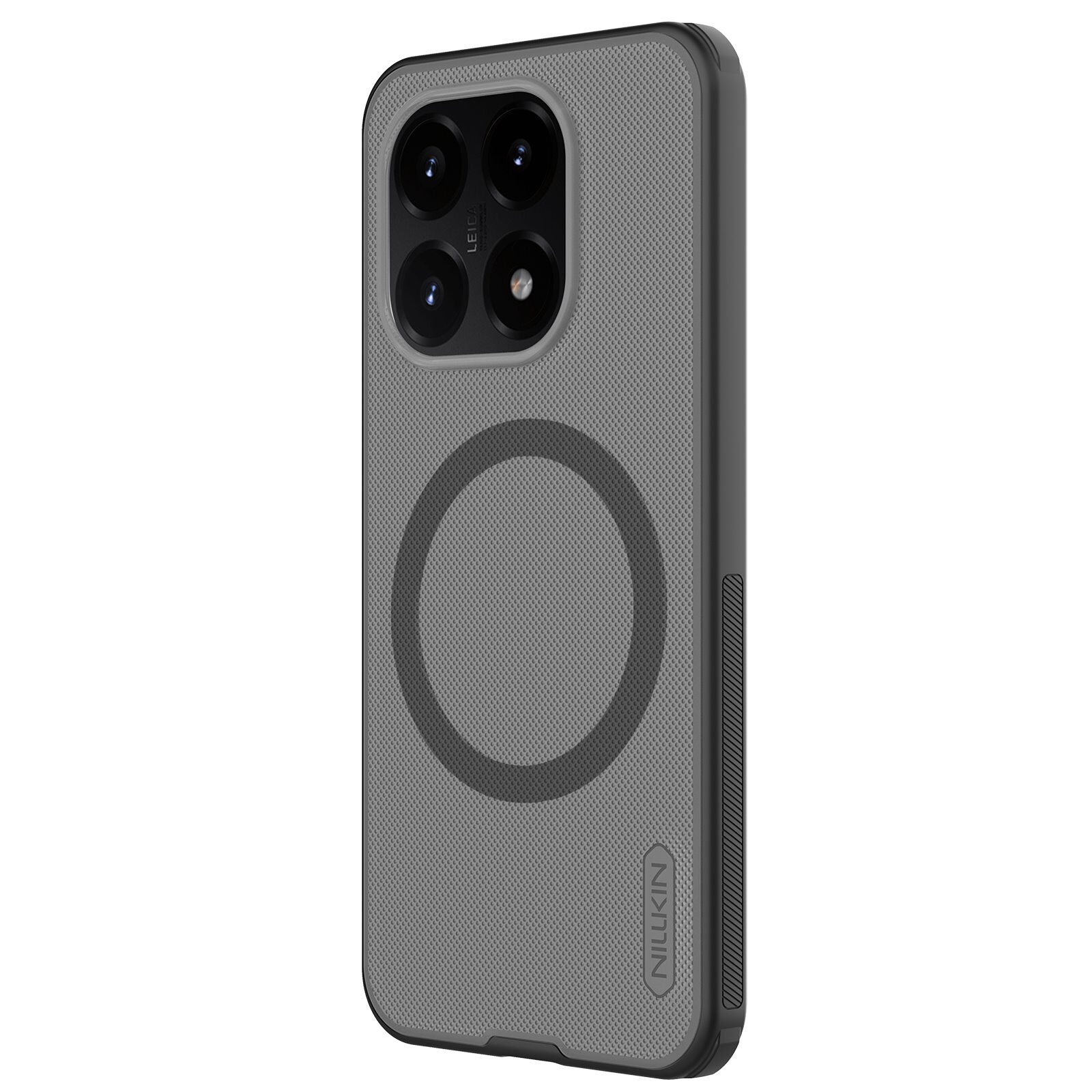Nillkin Super Frosted PRO Magnetic Back Cover for Xiaomi 15T Transparent Black - imagine 2