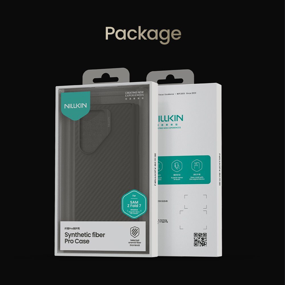 Nillkin Synthetic Fiber PRO Magnetic Pen Slot Zadní Kryt pro Samsung Galaxy Z Fold 7 Golden - imagine 8