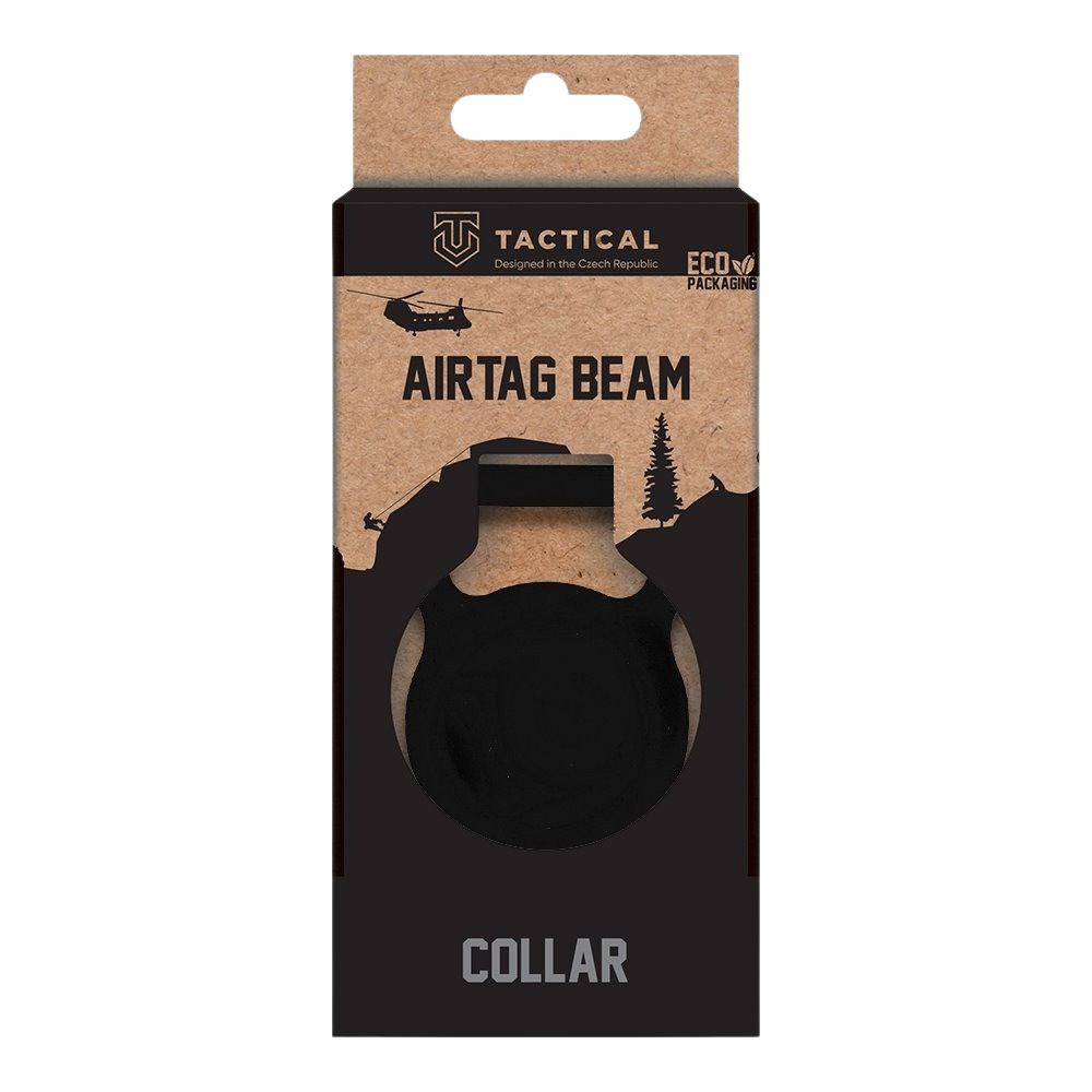 Tactical AirTag Beam Collar Black - imagine 2
