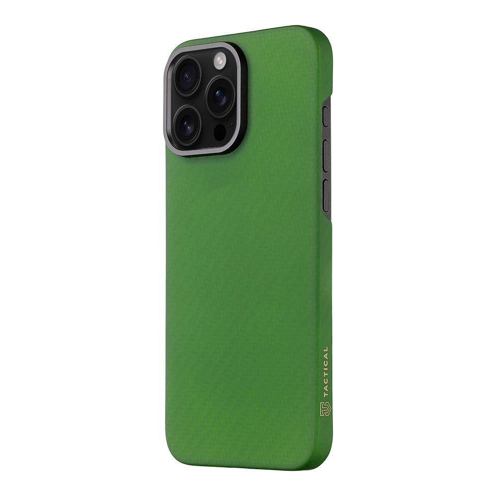 Tactical MagForce Aramid Cover for Apple iPhone 16 Pro Max Green Toad - imagine 3