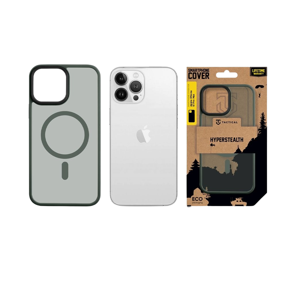 Tactical MagForce Hyperstealth Cover for Apple iPhone 13 Pro Max Forest Green - imagine 3