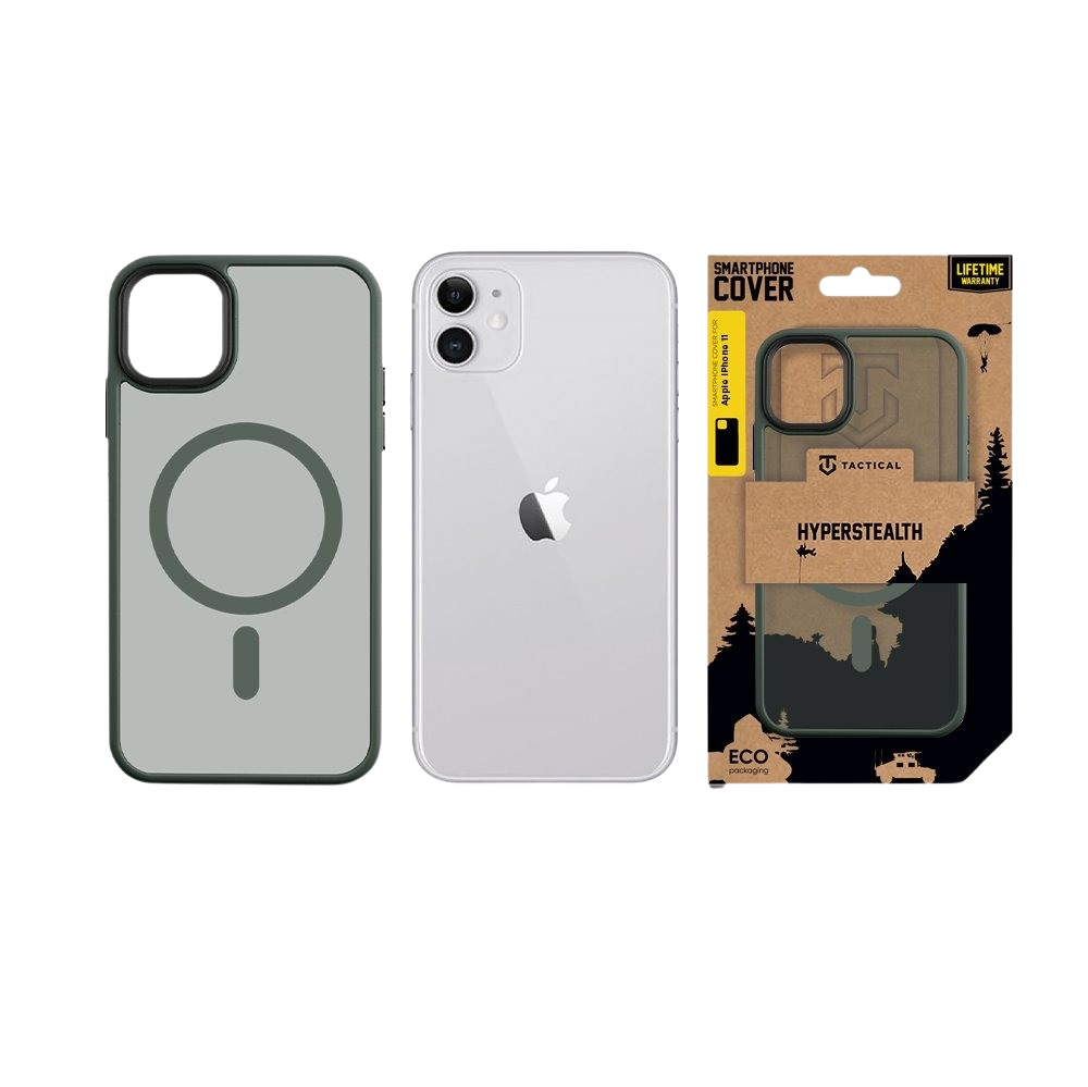 Tactical MagForce Hyperstealth Cover for Apple iPhone 11 Forest Green - imagine 3