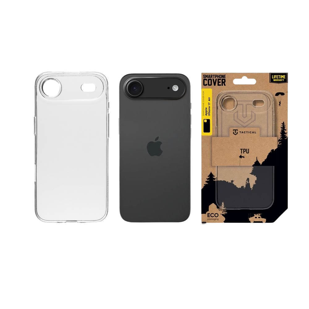 Tactical TPU Cover for Apple iPhone Air Transparent - imagine 3
