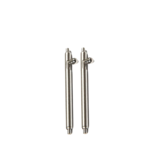 Tactical Watch Pin Stainless Steel 22mm 2pcs Silver