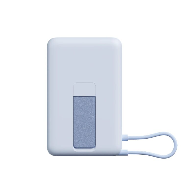 Xiaomi Magnetic Powerbank 33W 10000mAh with Integrated USB-C Cable and Stand Blue - imagine 2