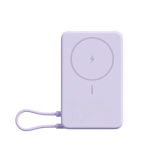 Xiaomi Magnetic Powerbank 33W 10000mAh with Integrated USB-C Cable and Stand Purple