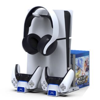 iPega P5S009 Multifunctional Charging Stand for PS5 Slim White