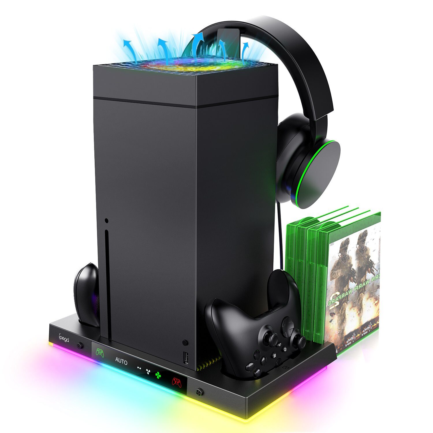 iPega XBX024S Multifunctional Charging RGB Stand with Cooling for Xbox