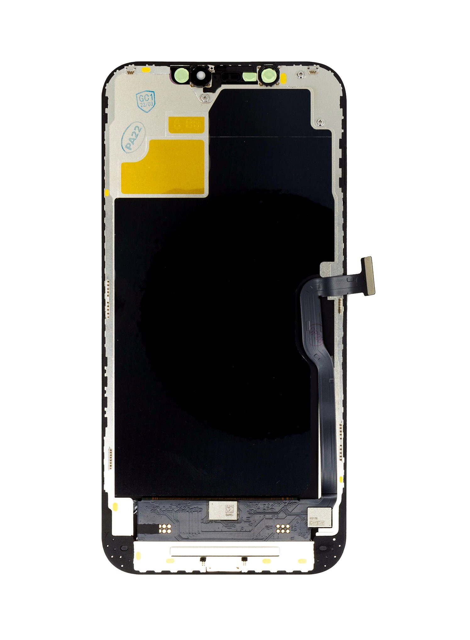 iPhone 12 Pro Max LCD Display + Touch Unit Black Tactical True Color - imagine 2