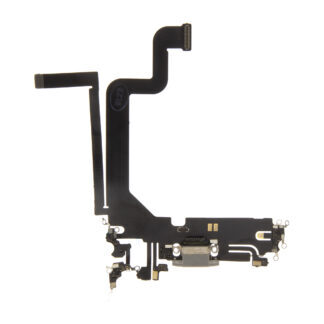 iPhone 14 Pro Max Flex Cable with Charging Connector Silver
